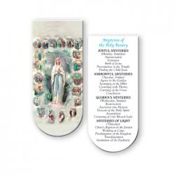  MYSTERIES OF THE ROSARY MAGNETIC BOOKMARK (10 PC) 